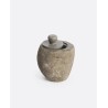 BOL AVEC COUVERCLE EN PIERRE KIMIA - S - 12x12x10 cm - DAREELS