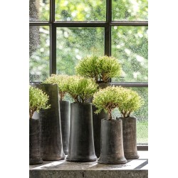 VASE NIKKI - SMALL - H.25,5 - FUME PATINE - GOMMAIRE