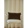 HOUSSE DE COUSSIN - PIED DE POULE CAFE - 30x50 cm -GABRIELLE