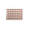 SET DE TABLE EN COTON VICHY MOKA 35X50- GABRIELLE