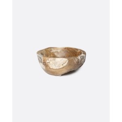 BOL IRREG - D.24 x 11 cm - TECK NATUREL - DAREELS