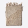 PLAID WARORA LIN NATUREL - 130x170 cm - DAREELS