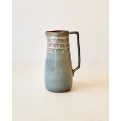 GAUDINA - CARAFE EN GRÈS - COULEUR IODE - MASAMÉ