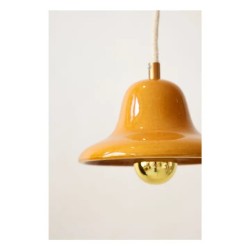 SUSPENSION GIGARO M - MIEL - CERAMIQUE EMAILLEE - D.23 cm - MASAME
