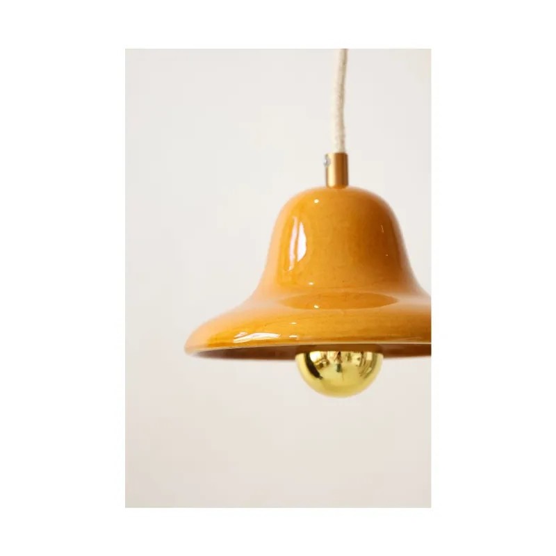 SUSPENSION GIGARO M - MIEL - CERAMIQUE EMAILLEE - D.23 cm - MASAME