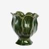 POT DE FLEURS EN GRÈS - VERT - MADAM STOLTZ