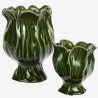 POT DE FLEURS EN GRÈS - VERT - MADAM STOLTZ