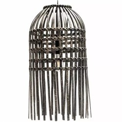 SUSPENSION EN BAMBOU BLACK - NOIR GRISATRE - GOMMAIRE