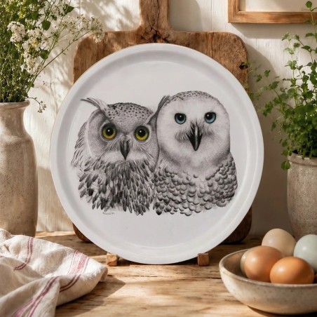 PLATEAU ROND - D.36CM - CONTEMPLATION - CHARLOTTE NICOLIN