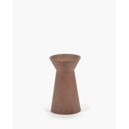 VASE GRES 02 S ROUGE -  PAR MARIE ANN - D.9,5x H.16,5 cm - SERAX