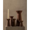 VASE GRES 02 S ROUGE -  PAR MARIE ANN - D.9,5x H.16,5 cm - SERAX