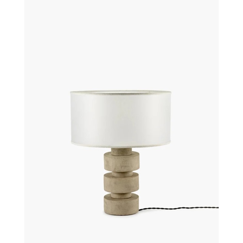 LAMPE DE TABLE DISC BETON  L 38 X H 50 MARIE MICHIELSON - SERAX