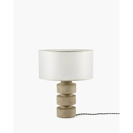 LAMPE DE TABLE DISC BETON  L 38 X H 50 MARIE MICHIELSON - SERAX