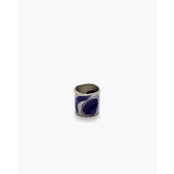 TASSE A CAFE BEIGE BLEU -SOPHIA -MARIE MICHIELSON - D-7 CM H-7CM - SERAX