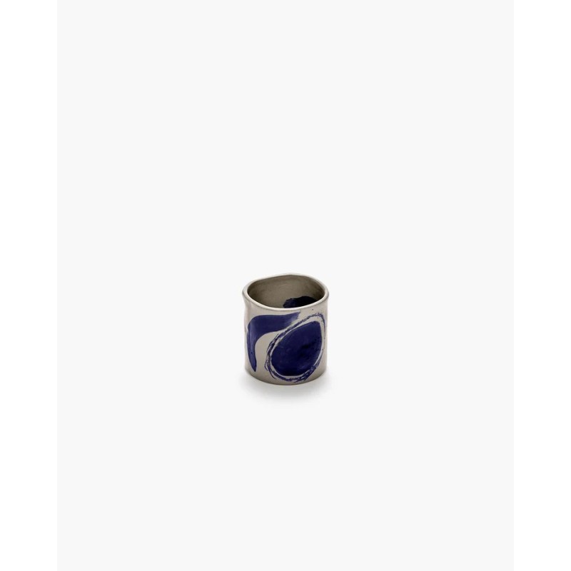 TASSE A CAFE BEIGE BLEU -SOPHIA -MARIE MICHIELSON - D-7 CM H-7CM - SERAX