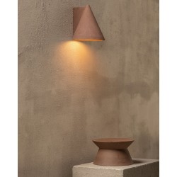 VASE GRES 01 M ROUGE -  PAR MARIE ANN - D.19,5x H.11 cm - SERAX