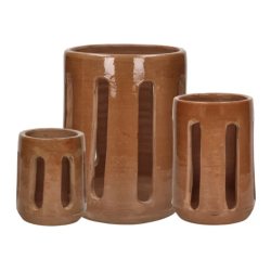 OPIA - PHOTOPHORE TERRACOTTA - 11X14CM - POMAX