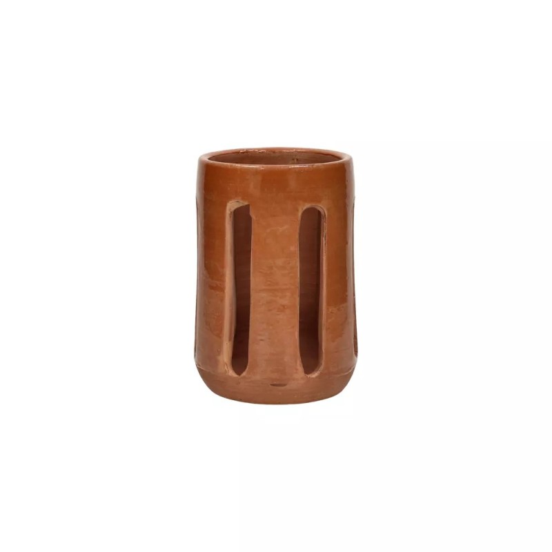 OPIA - PHOTOPHORE TERRACOTTA - 14X20CM - POMAX