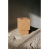 ECLIPSE - LAMPE DE TABLE EN GRÈS - OCRE - L13X13XH20,5CM - POMAX