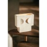ECLIPSE - LAMPE DE TABLE EN GRÈS - BLANC - L28X10XH27CM - POMAX