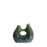 VASE - KATHA - CÉRAMIQUE PÉTROL - 24,5X11X21,5CM - LIGHT & LIVING