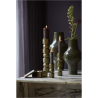 VASE - SINDO - BRILLANT VERT NOIR - D27X49CM - LIGHT & LIVING