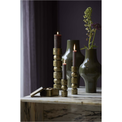 VASE - SINDO - BRILLANT - VERT NOIR - D22X40CM - LIGHT & LIVING