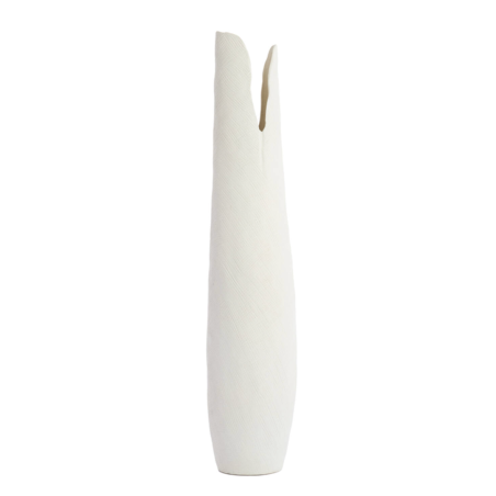 VASE - MESA - CÉRAMIQUE CRÈME - 19,5x19x92cm - LIGHT & LIVING