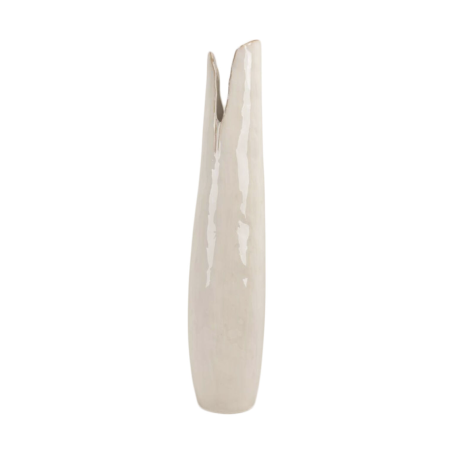 VASE - MESA - CÉRAMIQUE CRÈME - 19X18,5X77,5CM - LIGHT & LIVING
