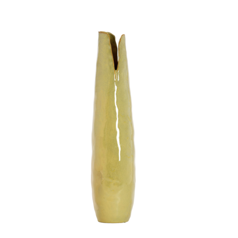 VASE - MESA - CÉRAMIQUE OLIVE - 19X18,5X77,5CM - LIGHT & LIVING