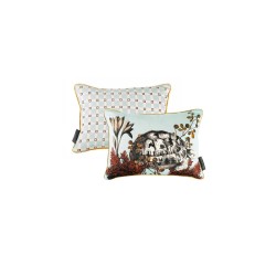 COUSSIN BESTIAIRE SOIE - TORTUE V3 - 30x40 cm - LE MONDE SAUVAGE
