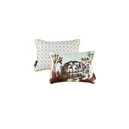 COUSSIN BESTIAIRE SOIE - TORTUE V3 - 30x40 cm - LE MONDE SAUVAGE
