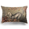 COUSSIN BESTIAIRE SOIE - MAKI - 60x90 cm - LE MONDE SAUVAGE