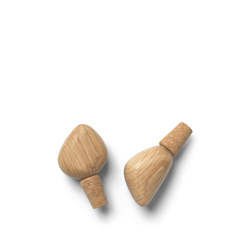 Bouchons à vin - Cairn - lot de 2 - Chêne