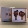 Bouchons à vin - Cairn - lot de 2 - Frêne Brun foncé