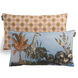 COUSSIN BESTIAIRE SOIE - MELMAN - 40x70 cm - LE MONDE SAUVAGE