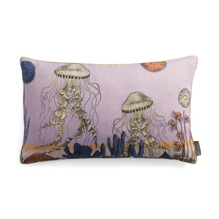COUSSIN BESTIAIRE SOIE - JELLY - 40x70 cm - LE MONDE SAUVAGE