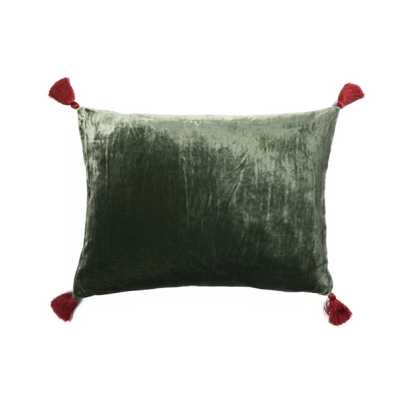 COUSSIN GOA POMPONS - BALMORAL - 30X40cm - LE MONDE SAUVAGE