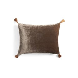 COUSSIN GOA POMPONS - THESSALIE - 30X40cm - LE MONDE SAUVAGE