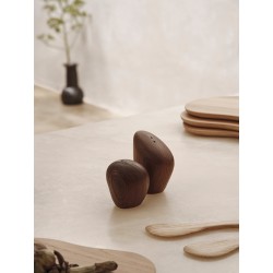 Salière et poivrière - Cairn - Frêne foncé