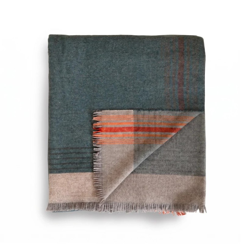 PLAID REVA CACHEMIRE - KOTOR - 130X180CM - LE MONDE SAUVAGE