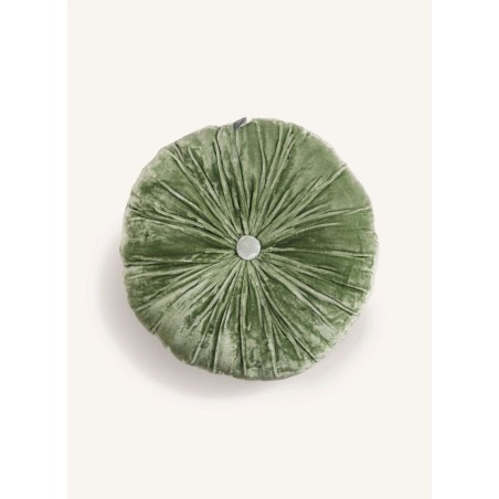 COUSSIN GOA POMPONS - ARTICHOKE - 30x40 cm - LE MONDE SAUVAGE
