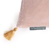 COUSSIN GOA POMPONS - ROSE - 30x40 cm - LE MONDE SAUVAGE
