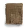 PLAID GAUFRE LIN LAVE - CORCOVADO - 150x200 cm - LE MONDE SAUVAGE
