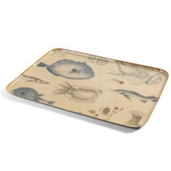 PLATEAU ATARI - ENCYCLOPEDIA - 55X38CM - LE MONDE SAUVAGE