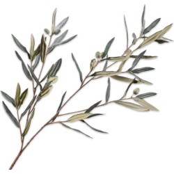143326 - OLIVE RAMIFIEE VER/GRI 94 cm - SILK-KA