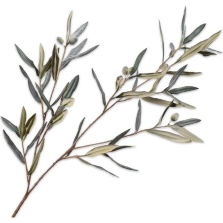 143326 - OLIVE RAMIFIEE VER/GRI 94 cm - SILK-KA