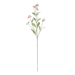 162008 - TIGE DE CHARDON - ROSE/VERT - SILK-KA