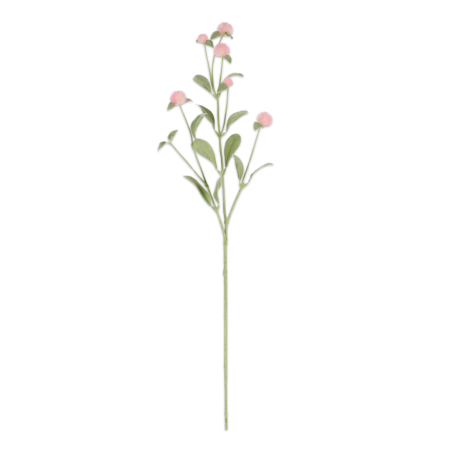 162008 - TIGE DE CHARDON - ROSE/VERT - SILK-KA