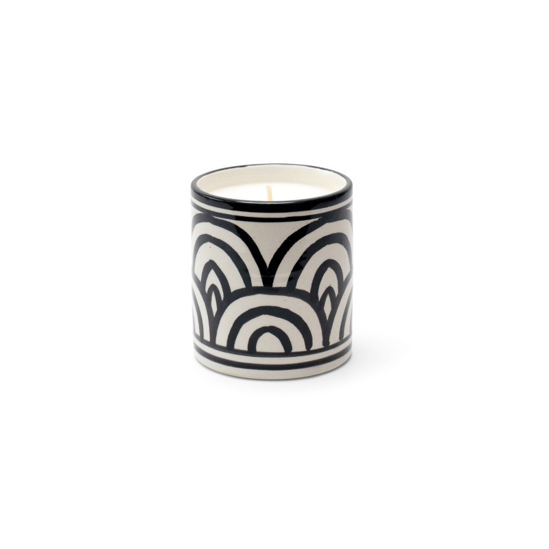 BOUGIE ATLAS NOIR -S - ORANGE SPICE - COTÉ BOUGIE